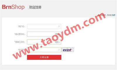 BrnShop网上商城系统(单店版)源码